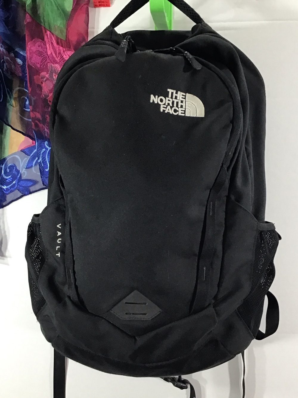 The North Face Black Vault Backpack with Logo